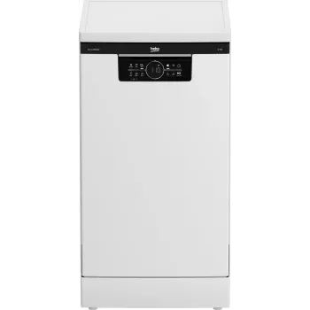 BEKO voľne stojaca umývačka riadu BDFS26120WQ, energetická trieda E, šírka 45 cm, 6 programov, invertorový motor, tretí zásuvka, biela