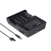 XTAR VC4 domáca nabíjačka akumulátorov USB
