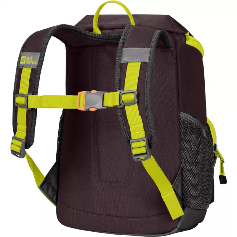Jack Wolfskin Erlebnis Pack batoh – fialový/neónovožltý, 11 L