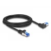 Sieťový kábel DeLOCK RJ45 Cat.6A S/FTP 2m čierny