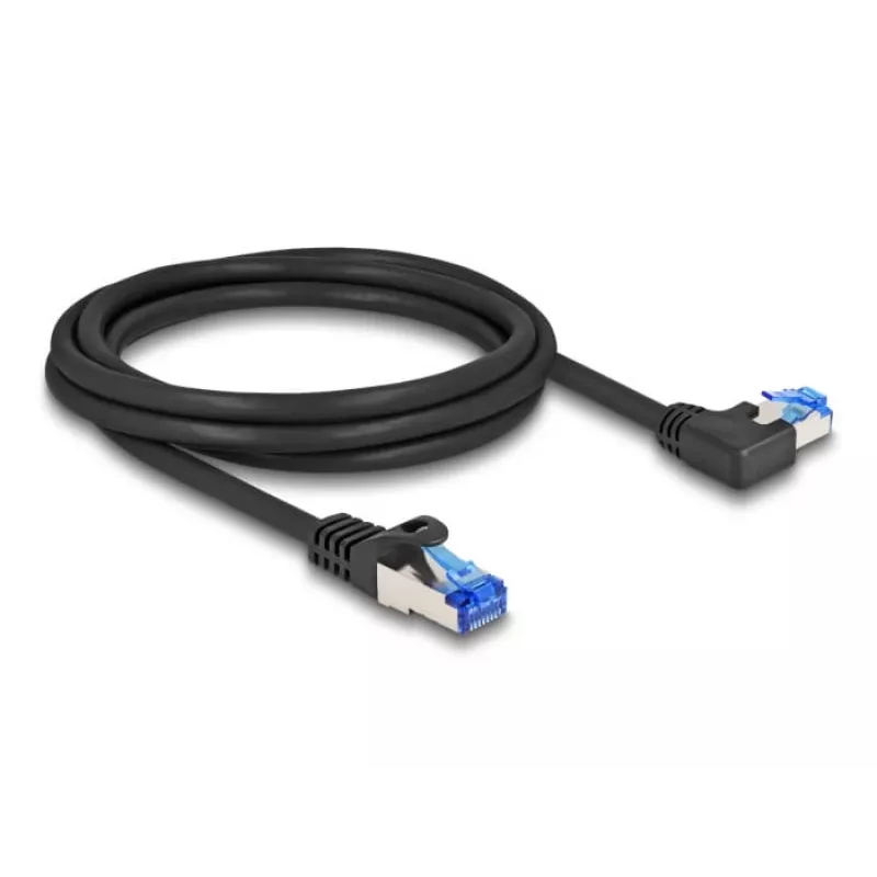 Sieťový kábel DeLOCK RJ45 Cat.6A S/FTP 2m čierny