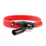 RØDE XLR3M-R audio kábel 3 m XLR červený