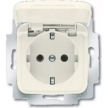 BUSCH JAEGER 20 EUK-212 - CEE 7/3 - 2P+E - Béžová - 250 V - 16 A - 71 mm