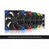 Noctua NF-A8 PWM chromax.black.swap NF-A8 PWM CH.BK.S ventilátor do skrinky, 80 mm, 80x80x25 mm, 450–2200 ot./min, čierny
