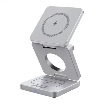 Bezdrôtová nabíjačka BlitzWolf BW-IW30 3-in-1 rýchlonabíjacia stanica pre iPhone a Samsung, bezdrôtové nabíjanie 3 zariadení