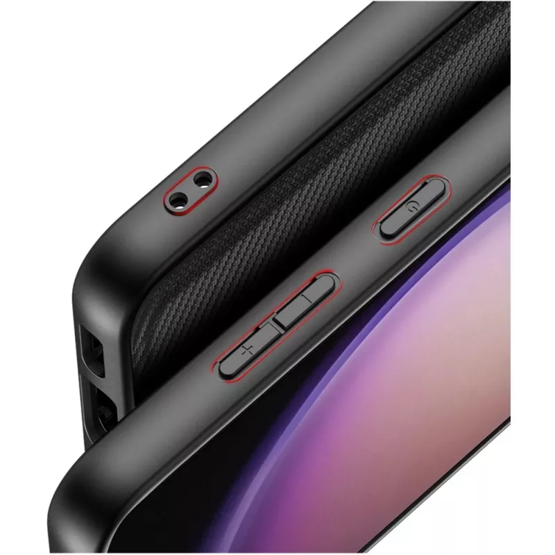 nevox StyleShell NYLO 2469 kryt pre Samsung Galaxy S25+, polykarbonát/TPU/nylon, čierny