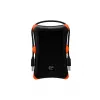 HDD/SSD puzdro Silicon Power Armor A30, 2,5 palca Single-Bay, USB 3.2 Gen 1, Micro-USB A, oranžová/čierna