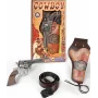 Gonher kovový revolver s puzdrom a opaskom