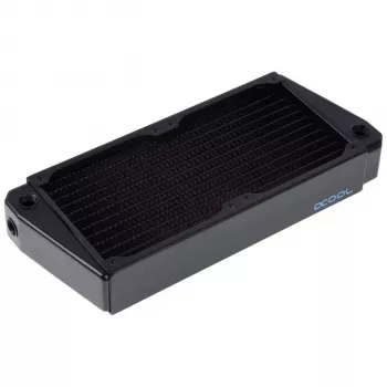 Alphacool NexXxoS XT45 - chladiaci blok - mosadz - meď - oceľ - čierna - 1/4 - 1,5 bar - 12 cm (14234)