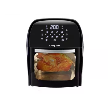 Teplovzdušná fritéza Beper P101FRI012 12 L 1800 W čierna