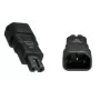 Microconnect PE147AD Káblový adaptér C14 C7 čierny