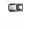 SilverStone SA011 - SAS prepážka interná na externú - SAS 24Gbit/s - Mini SAS (SFF-8087) (W) na 4 x 26-pinové Mini SAS (W)