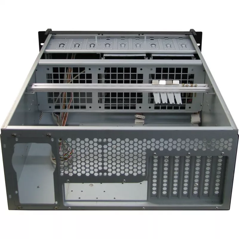 Serverová skriňa Inter-Tech IPC 4U-4129L rack kovovo strieborná