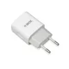 AC vnútorná nabíjačka IBOX C-35 Universal biela — 5 V max, 0,3 A vstup, 1 A USB výstup