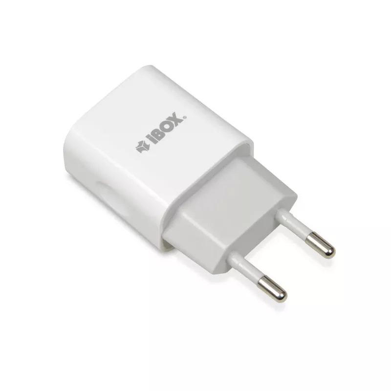 AC vnútorná nabíjačka IBOX C-35 Universal biela — 5 V max, 0,3 A vstup, 1 A USB výstup