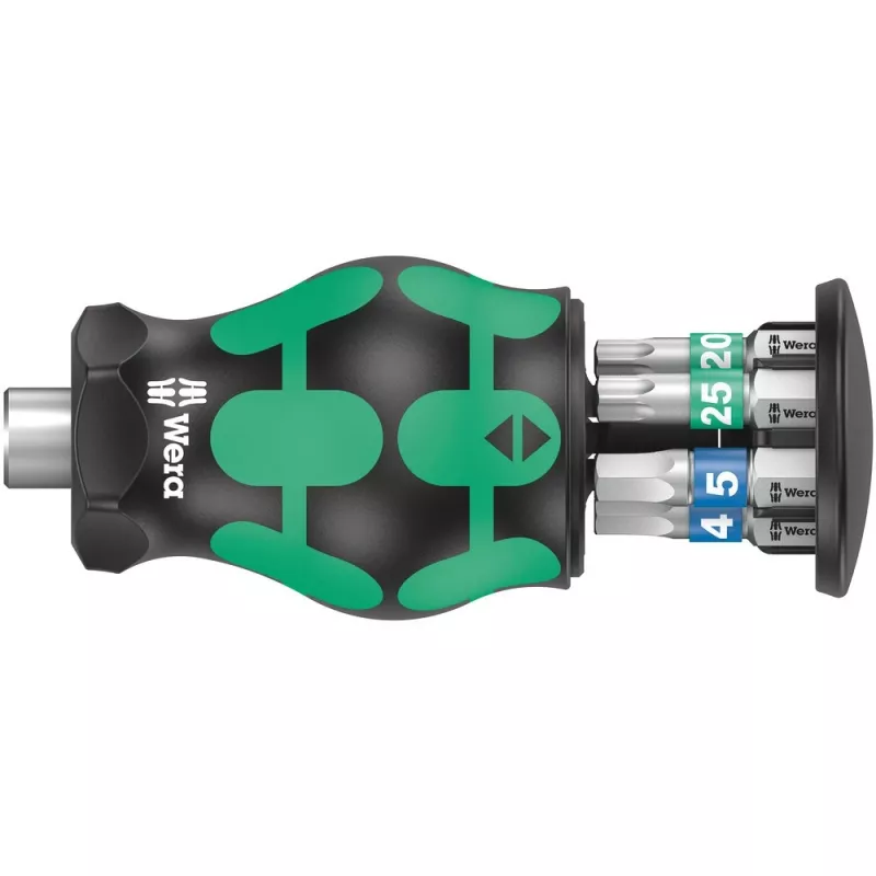 Multi-bit skrutkovač Wera Kraftform Kompakt Stubby Magazin 3