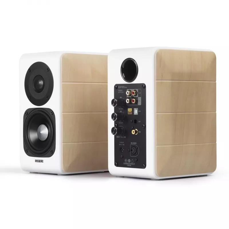 Edifier S880DB reproduktory 2-pásmové biele, drevo káblové & bezdrôtové 88 W