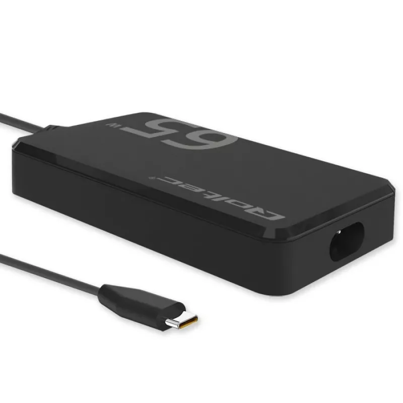 QOLTEC nabíjačka 65W GaN Super Fast štíhla PD 5-20V 3,25A USB-C