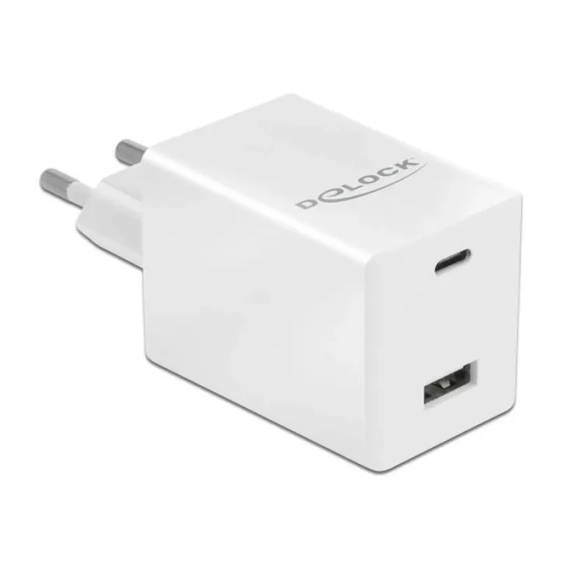 Nabíjačka DeLOCK USB GaN nabíjačka USB Type-C PD 3.0 a USB Type-A 48 W