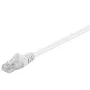 Wentronic Goobay CAT 5e Patch kábel, U/UTP, Biela, 0,25 m - CCA medená zmes (68614)