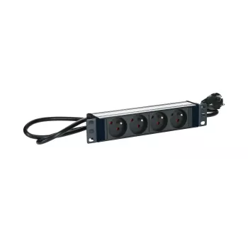 Logon POWER STRIP 10 palcov – 4FACH – hliníkové prevedenie – 2M kábel