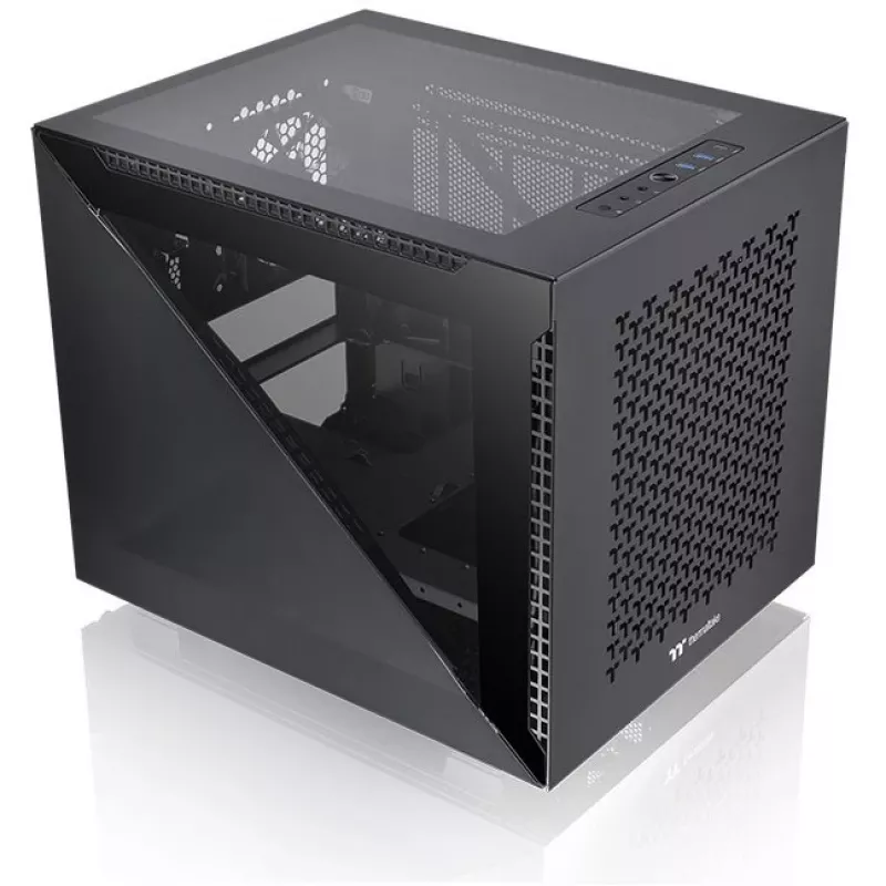 PC skriňa Thermaltake Divider 200 TG Air Micro Tower čierna