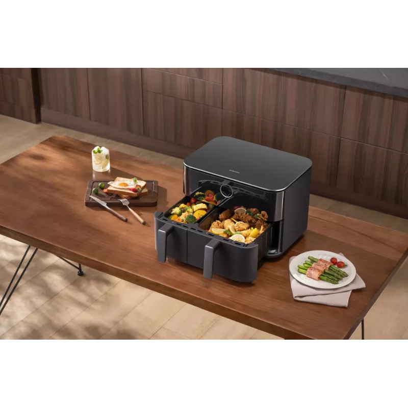Xiaomi Dual Zone EAN teplovzdušná fritéza 10 L 2700W celkový výkon čierna