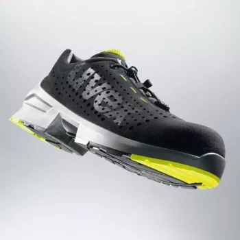 Bezpečnostná obuv Uvex 85438 unisex dospelé čierna lime polyuretán mikrovelúr