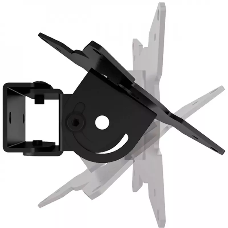 Držiak monitora Hagor 8714 32,8 cm (12,9 palca) čierny nástenný