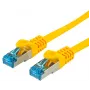 Wentronic Goobay CAT 5e patch kábel, SF/UTP, žltý, 0,25 m - CCA medená zmes (95205)
