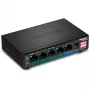 TRENDNET 5-portový gigabitový PoE+ switch 60W