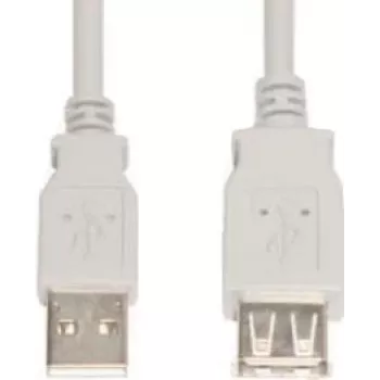 USB kábel e+p CC 518 USB 2.0 3 m sivá