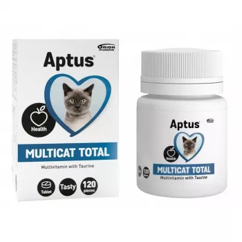 APTUS Multicat Total multivitamín - výživový doplnok pre mačky – 120