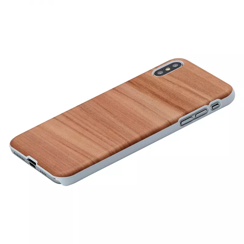 Puzdro na smartphone man and wood pre iPhone XS Max – Cappuccino White