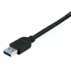 Equip 133347 USB kábel USB 3.2 Gen 1 (3.1 Gen 1) 10 m USB A čierny
