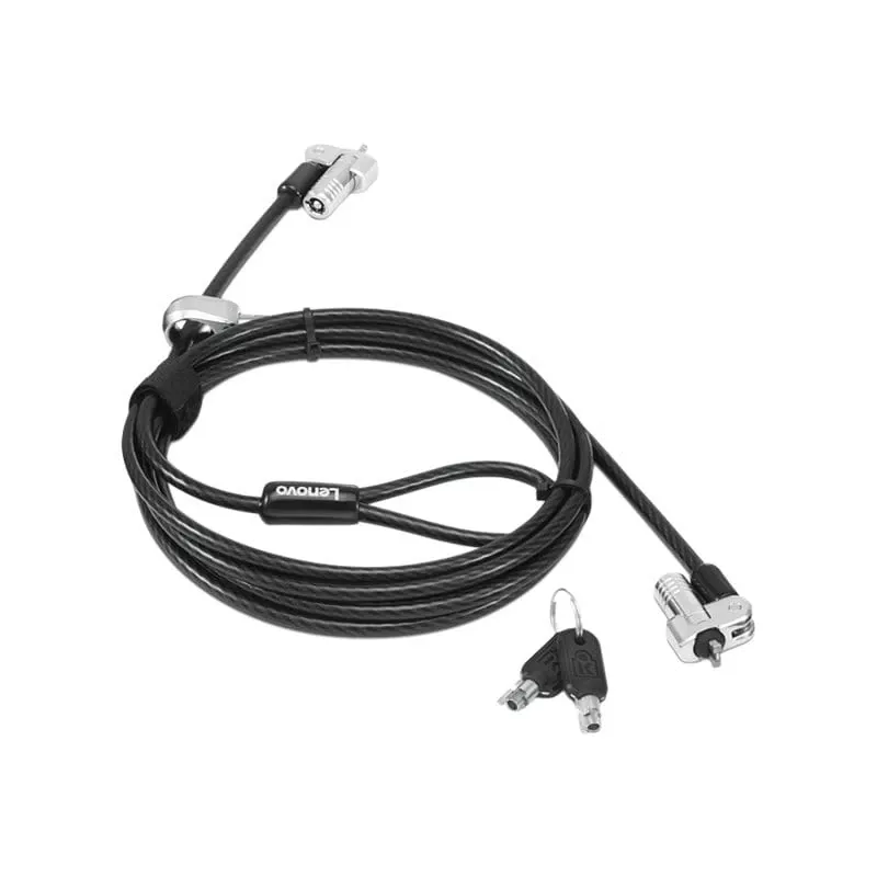 Lenovo 4XE1B81916 káblový zámok čierny 1,8 m