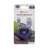 Sbox USB->Micro USB M/M 1m USB-10315U slivková fialová
