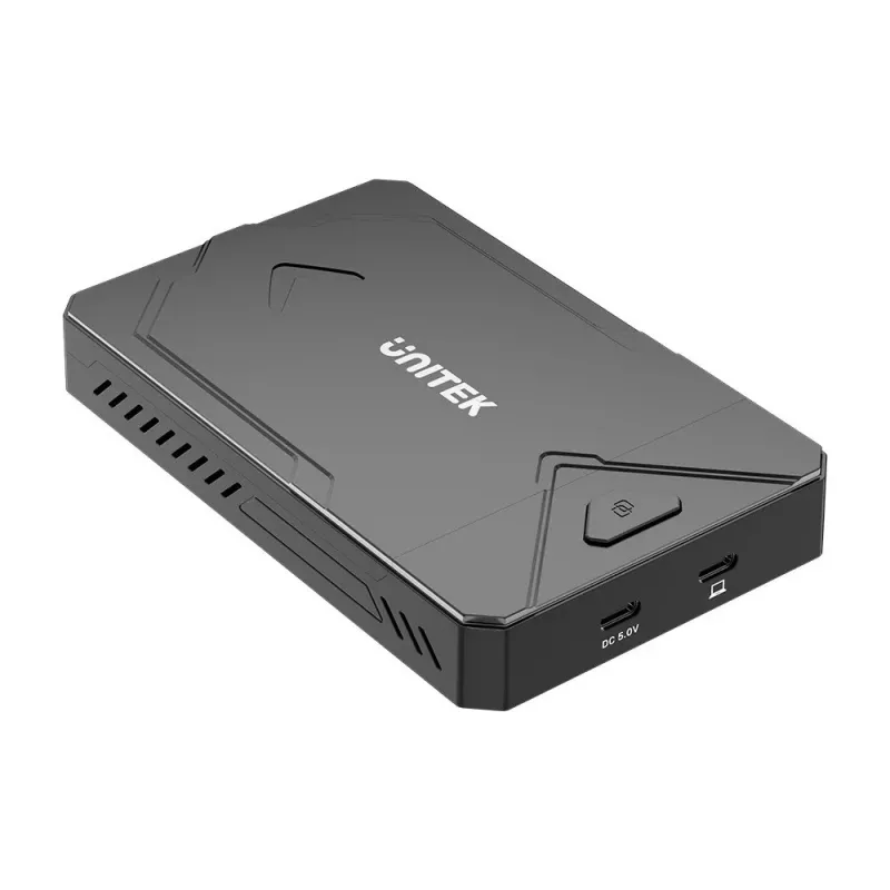 Externé puzdro na úložisko Unitek S1229CBK01 pre M.2 NVMe a SATA SSD, čierne