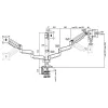 LogiLink BP0052 držiak monitora / stojan 81,3 cm (32) stolový metalický