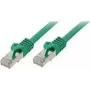 Sieťový kábel ShiverPeaks BASIC-S Cat7 S/FTP (S‑STP) RJ-45 na RJ-45 20 m zelený