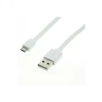 ROLINE - USB kábel - USB Type-A, 4-pin (M) - 5-pin Micro-USB Type-B (M) - 1 m (USB/USB 2.0) - zalievaný - biely (11.02.8761)