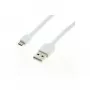 ROLINE - USB kábel - USB Type-A, 4-pin (M) - 5-pin Micro-USB Type-B (M) - 1 m (USB/USB 2.0) - zalievaný - biely (11.02.8761)