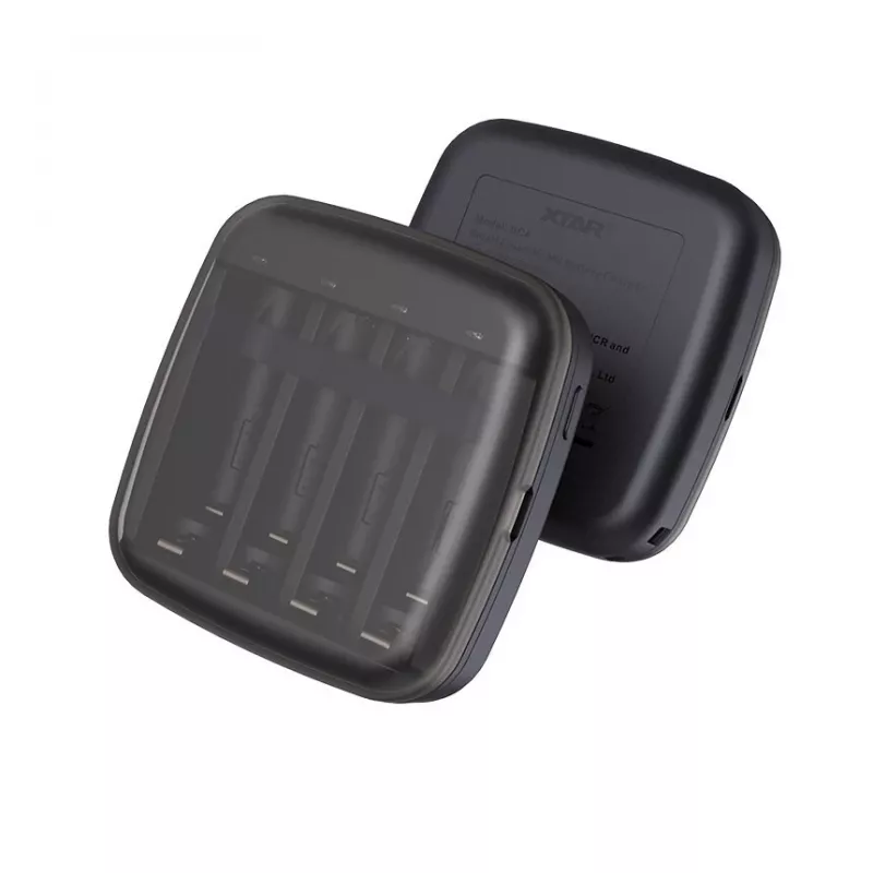 Nabíjačka batérií XTAR BC4 pre AA/AAA NiMH a Li-Ion, 4 sloty, DC/USB vstup, čierna