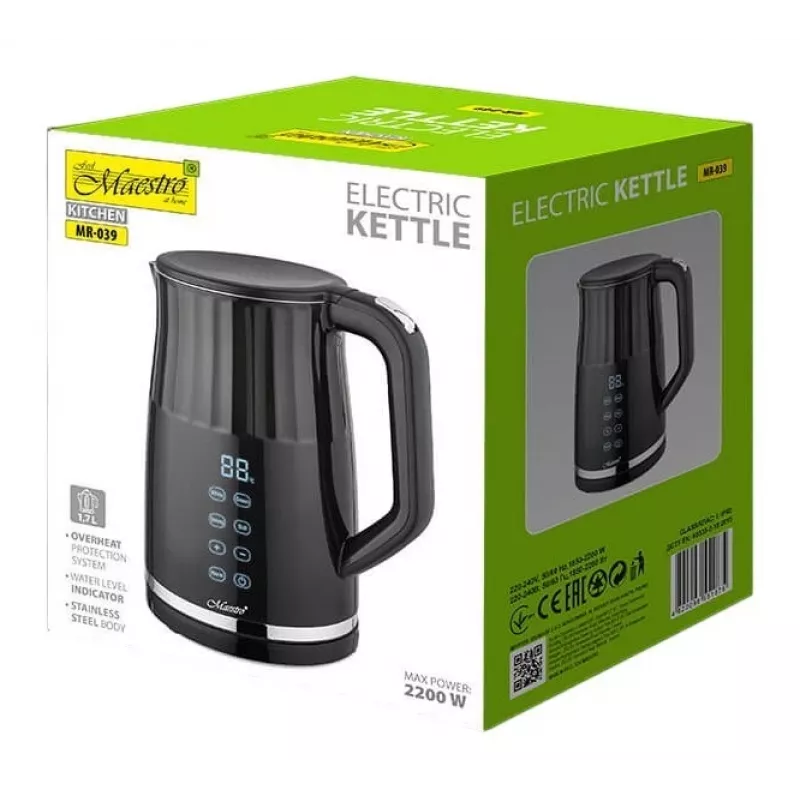 Maestro MR-039 elektrická kanvica, 1,7 l, 2200 W