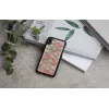Ochranné puzdro iKins pre iPhone XS / iPhone X, kosoštvorcový vzor, čierna