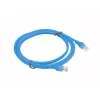 Sieťový kábel LANBERG PCU6-10CC-0200-B Cat6 U/UTP RJ-45 na RJ-45 2 m modrý, CCA vodič, 250 MHz