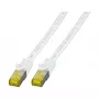 EFB-Elektronik RJ45 patch kábel Cat.6A S/FTP LSZHCat.7 surový kábel biely 0,5 m Výrobca: EFB Elektronik (MK7001.0,5W)
