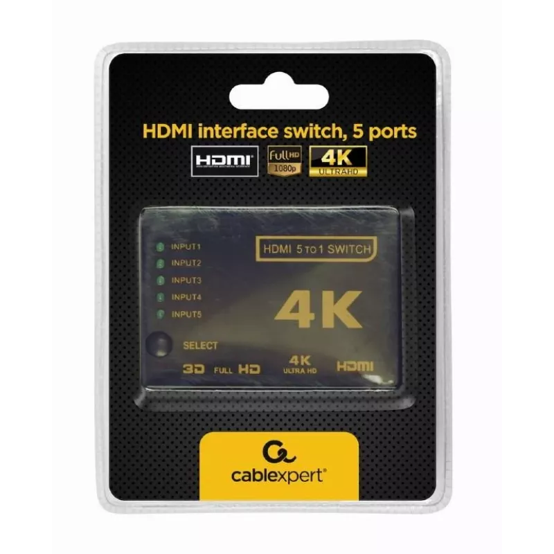 Video prepínač Gembird DSW-HDMI-53
