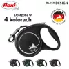 Flexi Black Design L 5 m vôdzka pre psov s navíjacím mechanizmom
