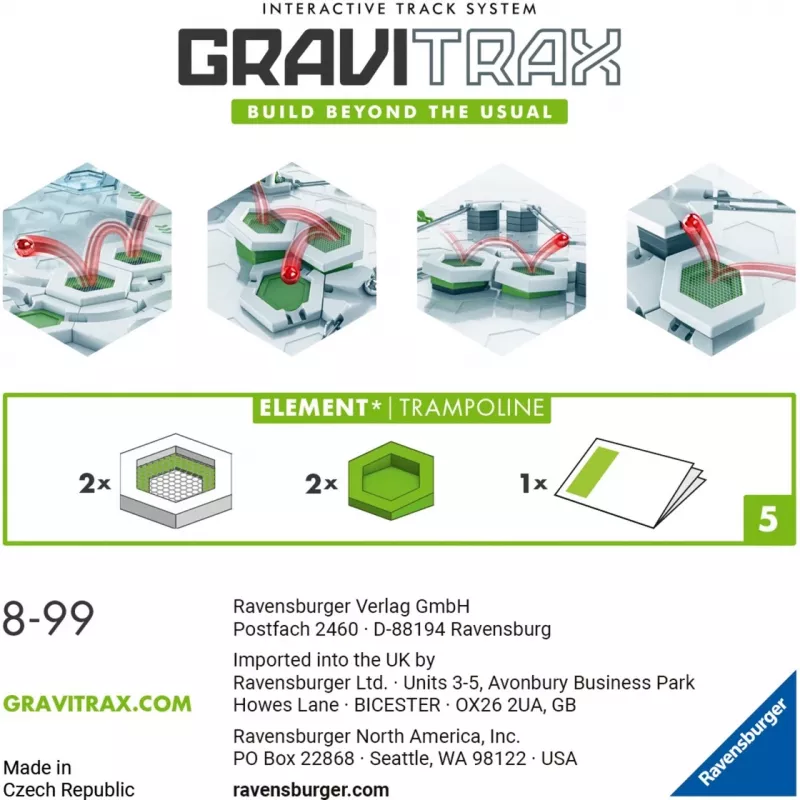 Ravensburger GraviTrax Element Trampolína príslušenstvo pre aktivitu hračku (22417)